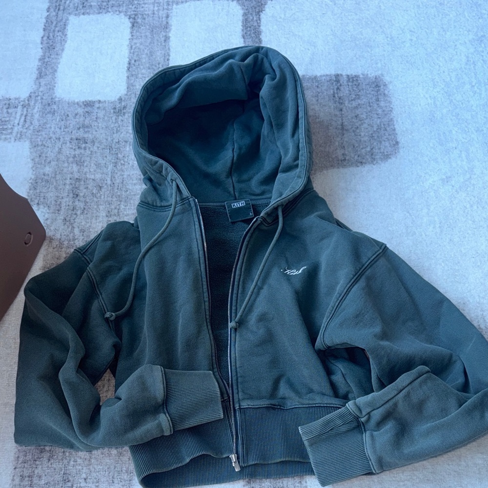 Kith Women's Hoodie in Dark Green